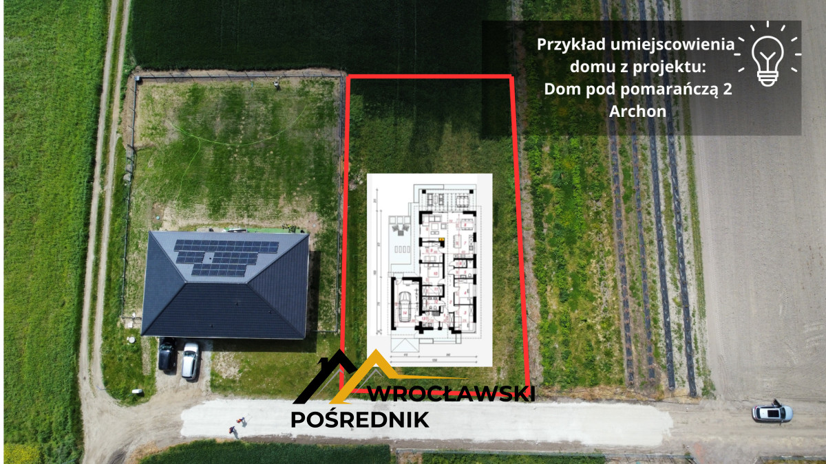Działka budowlana Piotrkowiczki MPZP na Wrocław 627251