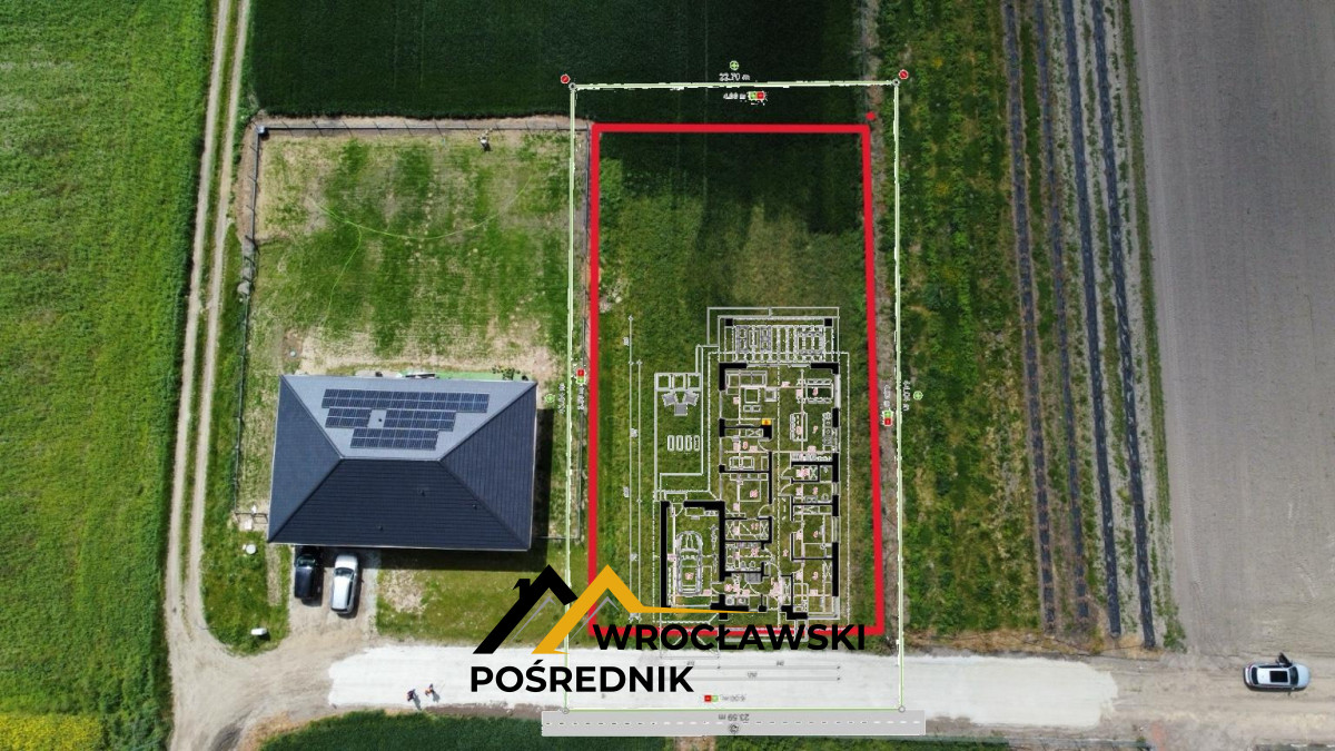 Działka budowlana Piotrkowiczki MPZP na Wrocław 627251